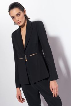 Pinko blazer extensible élégant B244D584 blazers | limousine noire
