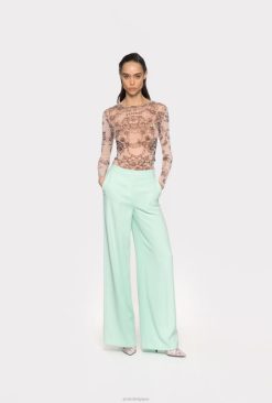 Pinko haut à manches longues avec imprimé tatouage B244D361 pulls | nu/noir