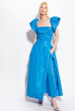 Pinko haut court en taffetas B244D329 haut | directeur bleu