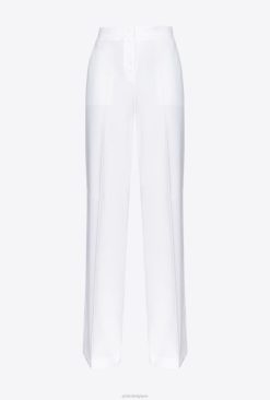 Pinko pantalon ample stretch B244D670 pantalons décontractés | nuage blanc