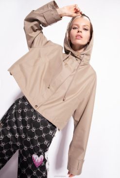 Pinko parka courte avec laçage B244D842 manteaux | boa