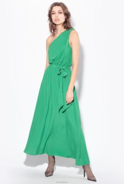 Pinko robe asymétrique en crêpe marocain B244D10 robes longues | amazone