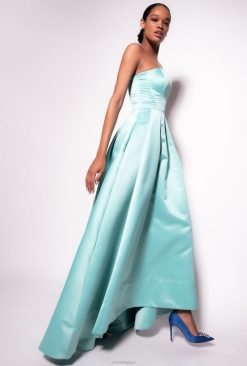 Pinko robe duchesse élégante B244D191 robes longues | bleu du Nil