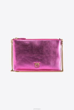 Pinko sac d'amour plat classique déjoué B244D1197 sacs à bandoulière | or rose-vieilli