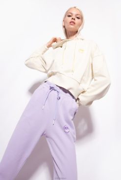 Pinko sweat court avec logo imprimé B244D523 sweat-shirts | pelouse de jardin